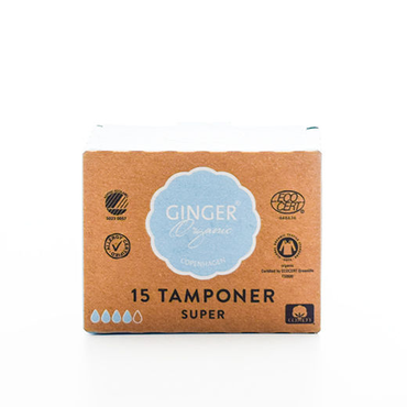 GingerOrganic Tampon, Super