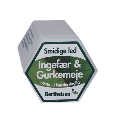 Berthelsen Ingefær & Gurkemeje Kapsler