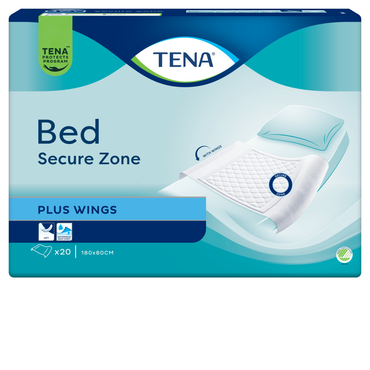 TENA bed secure zone plus wings