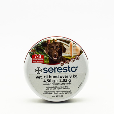 Seresto vet. halsbånd til hund over 8 kg Orifarm