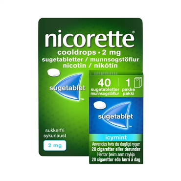 Nicorette sugetabletter Cooldrops
